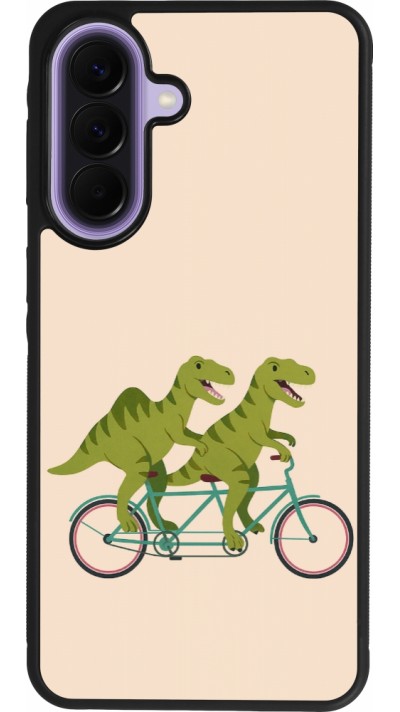 Samsung Galaxy A57 5G Case Hülle - Silikon schwarz Dinosaurs on bikes 2026