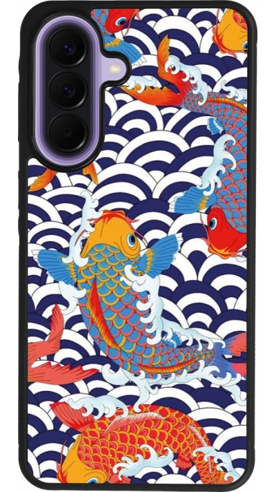 Samsung Galaxy A57 5G Case Hülle - Silikon schwarz Easter 2023 japanese fish