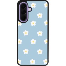 Samsung Galaxy A57 5G Case Hülle - Silikon schwarz Easter 2024 daisy flower