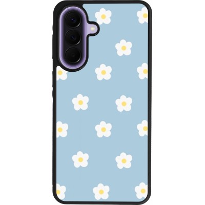 Samsung Galaxy A57 5G Case Hülle - Silikon schwarz Easter 2024 daisy flower