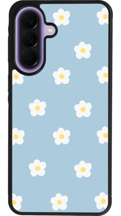 Samsung Galaxy A57 5G Case Hülle - Silikon schwarz Easter 2024 daisy flower