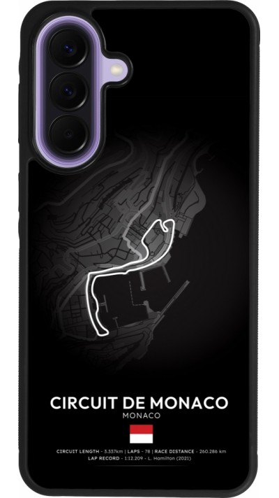 Samsung Galaxy A57 5G Case Hülle - Silikon schwarz F1 Track 2025 Monaco