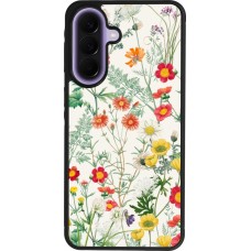 Samsung Galaxy A57 5G Case Hülle - Silikon schwarz Flora Botanical Wildlife