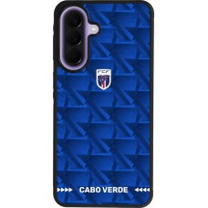 Samsung Galaxy A57 5G Case Hülle - Silikon schwarz Kap Verde 2026 personalisierbares Fussballtrikot