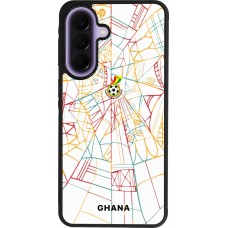 Samsung Galaxy A57 5G Case Hülle - Silikon schwarz Ghana 2026 personalisierbares Fussballtrikot