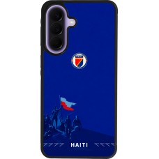 Samsung Galaxy A57 5G Case Hülle - Silikon schwarz Haiti 2026 personalisierbares Fussballtrikot