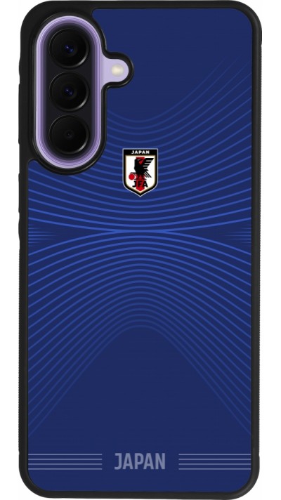 Coque Samsung Galaxy A57 5G - Silicone rigide noir Maillot de football Japon 2026 personnalisable
