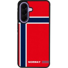 Samsung Galaxy A57 5G Case Hülle - Silikon schwarz Norwegen 2026 personalisierbares Fussballtrikot
