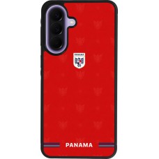 Samsung Galaxy A57 5G Case Hülle - Silikon schwarz Panama 2026 personalisierbares Fussballtrikot