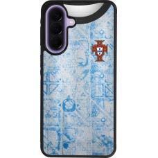 Samsung Galaxy A57 5G Case Hülle - Silikon schwarz Portugal Away personalisierbares Fussballtrikot