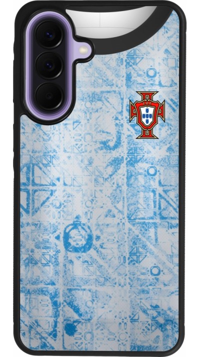 Samsung Galaxy A57 5G Case Hülle - Silikon schwarz Portugal Away personalisierbares Fussballtrikot