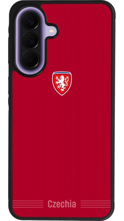 Samsung Galaxy A57 5G Case Hülle - Silikon schwarz Tschechische Republik 2026 personalisierbares Fussballtrikot