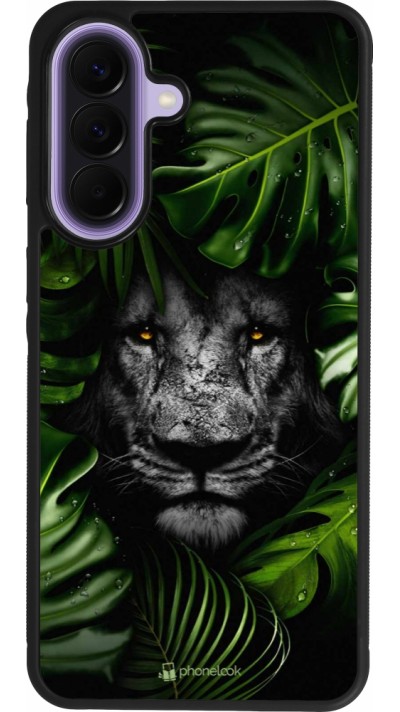 Samsung Galaxy A57 5G Case Hülle - Silikon schwarz Forest Lion