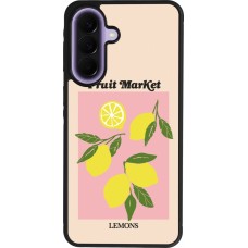 Samsung Galaxy A57 5G Case Hülle - Silikon schwarz Fruit market lemons 2026