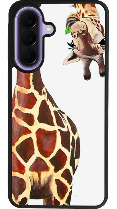 Samsung Galaxy A57 5G Case Hülle - Silikon schwarz Giraffe Fit
