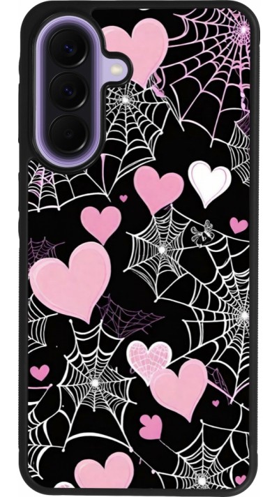 Samsung Galaxy A57 5G Case Hülle - Silikon schwarz Halloween 2024 girly