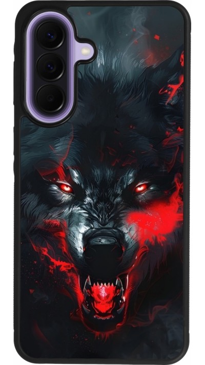 Samsung Galaxy A57 5G Case Hülle - Silikon schwarz Halloween 2024 mad werewolf