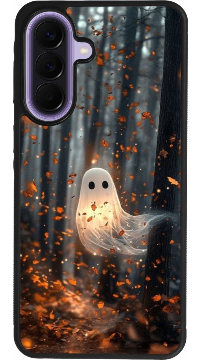Samsung Galaxy A57 5G Case Hülle - Silikon schwarz Halloween 2025 Ghost in the forest
