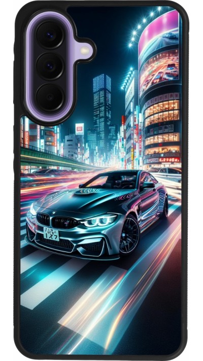 Samsung Galaxy A57 5G Case Hülle - Silikon schwarz BMW M4 Tokio Nacht