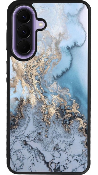 Samsung Galaxy A57 5G Case Hülle - Silikon schwarz Marble 04