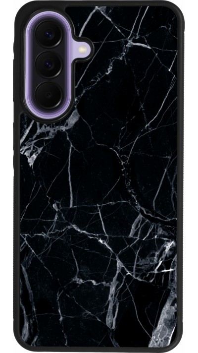 Samsung Galaxy A57 5G Case Hülle - Silikon schwarz Marble Black 01