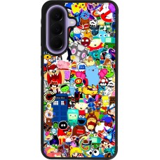 Samsung Galaxy A57 5G Case Hülle - Silikon schwarz Mixed cartoons