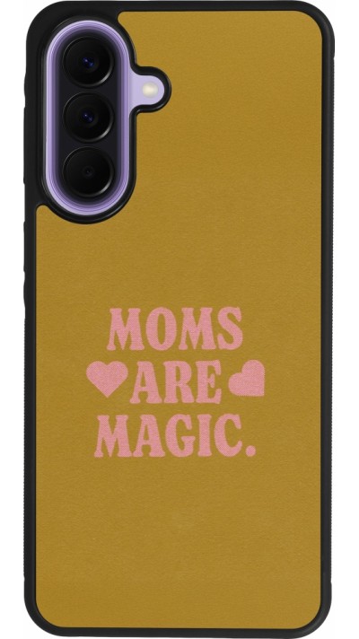 Coque Samsung Galaxy A57 5G - Silicone rigide noir Mom 2026 Are Magic