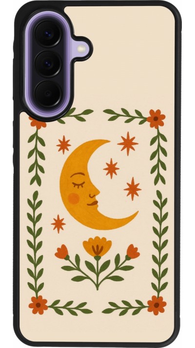 Samsung Galaxy A57 5G Case Hülle - Silikon schwarz Half moon stamp 2026