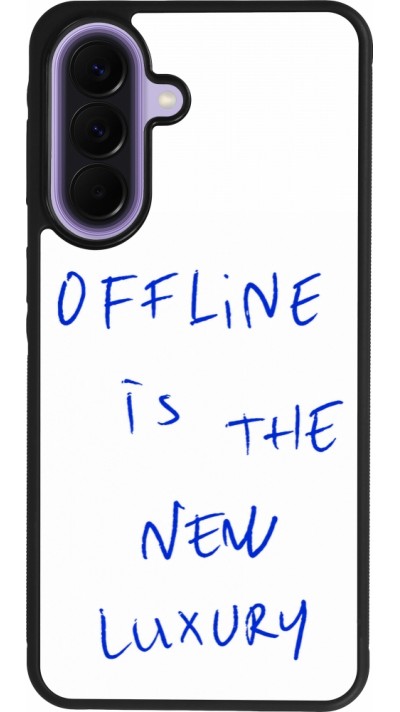 Coque Samsung Galaxy A57 5G - Silicone rigide noir Offline is the new luxury