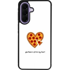 Samsung Galaxy A57 5G Case Hülle - Silikon schwarz Saint Valentines Day 26 You have my pizza heart