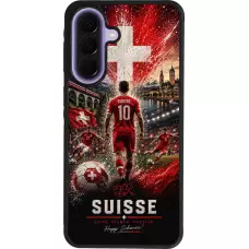 Samsung Galaxy A57 5G Case Hülle - Silikon schwarz Fussball Suisse splash 2026
