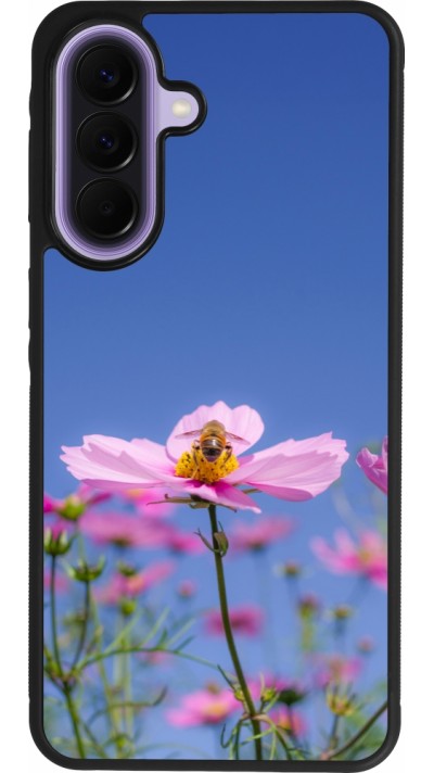 Samsung Galaxy A57 5G Case Hülle - Silikon schwarz Bee on a flower Spring 2026