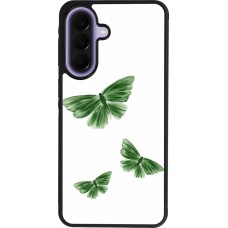 Samsung Galaxy A57 5G Case Hülle - Silikon schwarz Butterflies Spring 2026