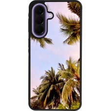 Samsung Galaxy A57 5G Case Hülle - Silikon schwarz Summer 2023 palm tree vibe