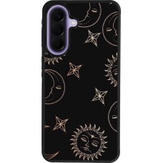 Samsung Galaxy A57 5G Case Hülle - Silikon schwarz Suns and Moons