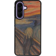 Coque Samsung Galaxy A57 5G - Silicone rigide noir Tableau art - Le Cri - Edvard Munch