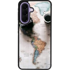 Coque Samsung Galaxy A57 5G - Silicone rigide noir Travel 01