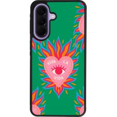 Coque Samsung Galaxy A57 5G - Silicone rigide noir Viva la vida 2026
