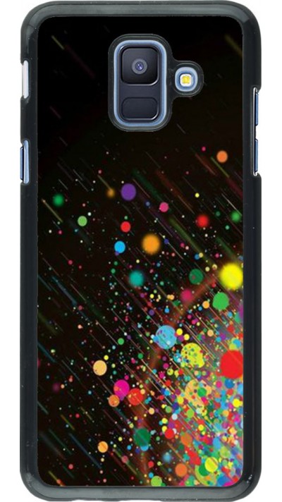 Coque Samsung Galaxy A6 - Abstract bubule lines