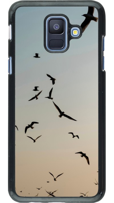 Coque Samsung Galaxy A6 - Autumn 22 flying birds shadow