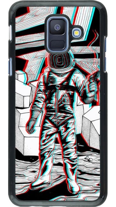 Hülle Samsung Galaxy A6 - Anaglyph Astronaut