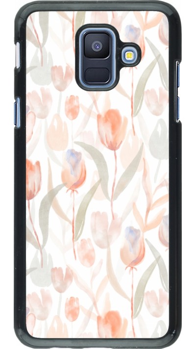 Coque Samsung Galaxy A6 - Autumn 22 watercolor tulip