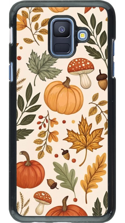 Samsung Galaxy A6 Case Hülle - Autumn 25 Autumn pattern