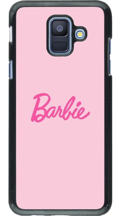 Samsung Galaxy A6 Case Hülle - Barbie Text