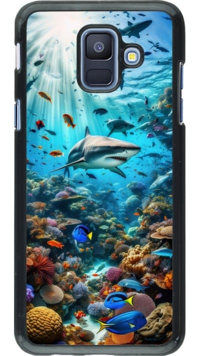 Samsung Galaxy A6 Case Hülle - Bora Bora Meer und Wunder