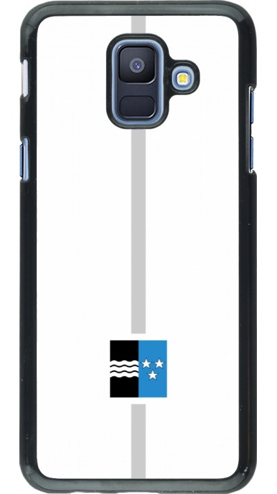 Coque Samsung Galaxy A6 - Canton AG blanc