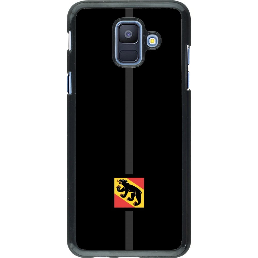 Samsung Galaxy A6 Case Hülle - Kanton BE schwarz