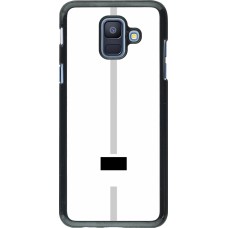 Samsung Galaxy A6 Case Hülle - Kanton FR weiss