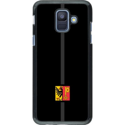 Samsung Galaxy A6 Case Hülle - Kanton GE schwarz