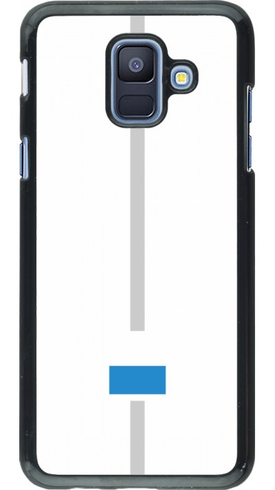 Samsung Galaxy A6 Case Hülle - Kanton LU weiss